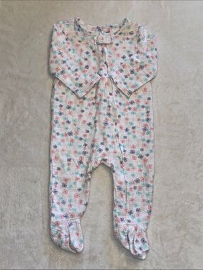 ADEN and ANAIS Baby Floral Footed One-Piece - Multi-Color baby girl